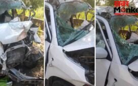 ईस्टर्न पेरीफेरल एक्सप्रेस-वे पर दर्दनाक हादसा, ट्रक में घुसी तेज रफ्तार कार; तीन की मौत
