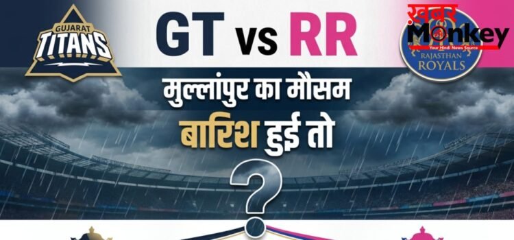 GT vs RR: आज कैसा रहेगा मुल्लांपुर में मौसम, बारिश हुई तो कौन सी टीम खेलेगी फाइनल
