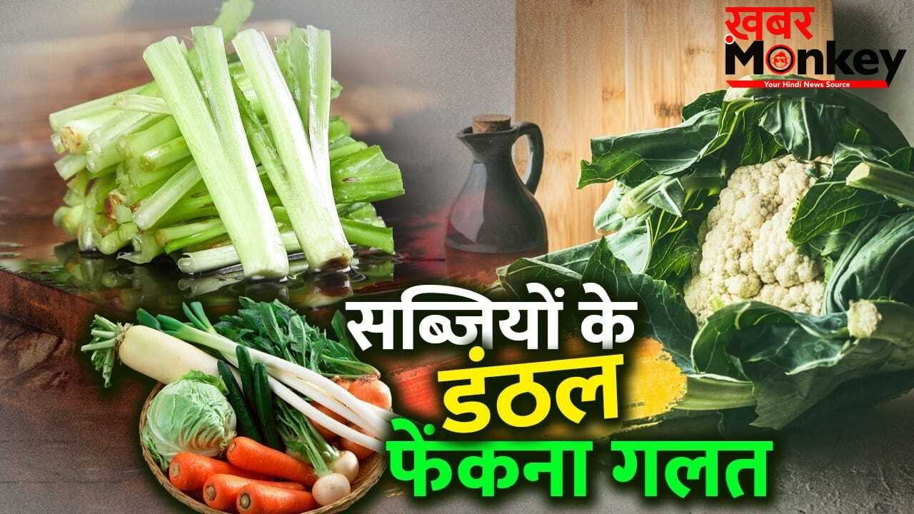हरा धनिया के डंठल से फूलगोभी के पत्तों तक…सब्जियों के बचे हुए हिस्से ऐसे करें यूज