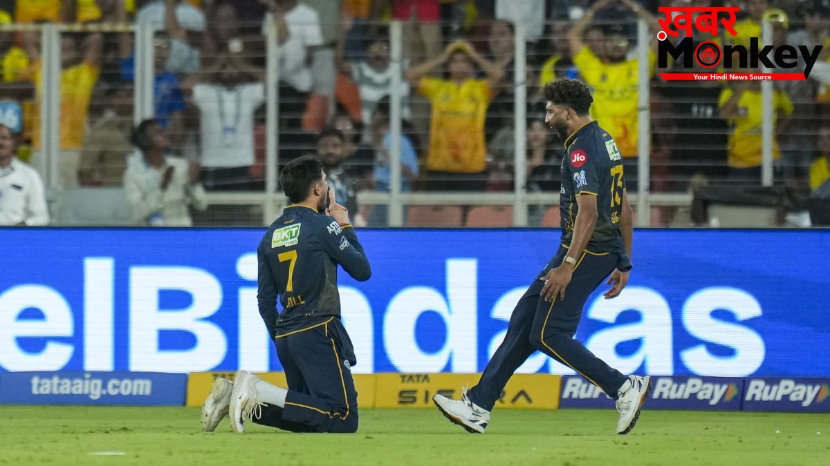 GT vs CSK मैच में शुभमन गिल का अग्रेसिव सेलिब्रेशन, शिवम दुबे को आउट करने के बाद फैंस की तरफ किया ऐसा इशारा