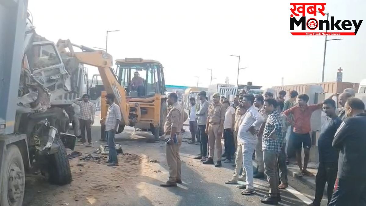 दर्दनाक हादसा! मौरंग से लदे बेकाबू डंपर ने खड़े डंपर में मारी टक्कर, दो सगे भाइयों की हो गई मौत