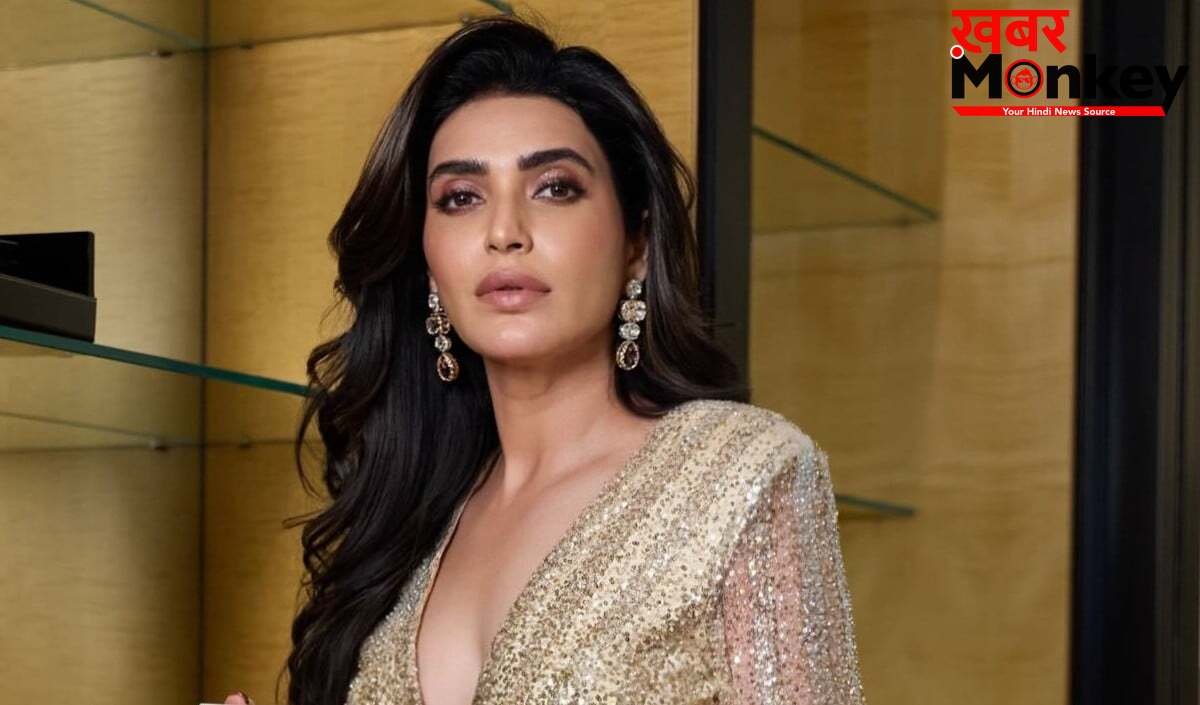 भजन-कीर्तन के साथ हुई Karishma Tanna गोद भराई की रस्में, पिंक साड़ी में छाया Mom-To-Be का ग्लो