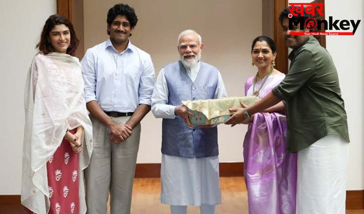 खुशबू सुंदर ने PM नरेंद्र मोदी से की मुलाक़ात, बेटी अवंतिका की शादी का दिया न्योता