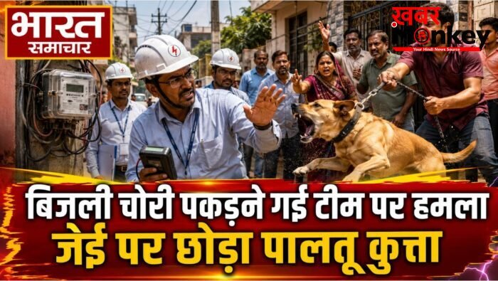 Lucknow : जानकीपुरम में बिजली चोरी पकड़ने गई टीम पर हमला,जेई पर छोड़ा पालतू कुत्ता,5 कर्मचारी घायल