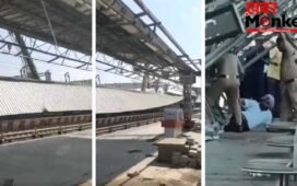 चारबाग स्टेशन हादसा: इंजीनियर सस्पेंड, ठेकेदार पर 50 लाख का जुर्माना; प्लेटफॉर्म-5 पर झुक गया था शेड
