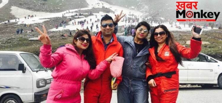 सुहावना मौसम और बर्फ ने खींचे सैलानी, मनाली में बढ़ी रौनक