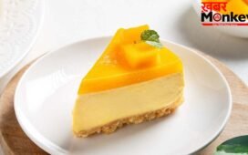 इस Mango Season में ट्राई करें ये No Bake Mango Cheesecake Recipe