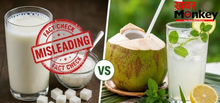 Fact Check: क्या चीनी का दूध पीने से बच सकते हैं लू? जानिए आयुष मंत्रालय की असली गाइडलाइन और डॉक्टरों का सच Fact Check: क्या चीनी का दूध पीने से बच सकते हैं लू? जानिए आयुष मंत्रालय की असली गाइडलाइन और डॉक्टरों का सच