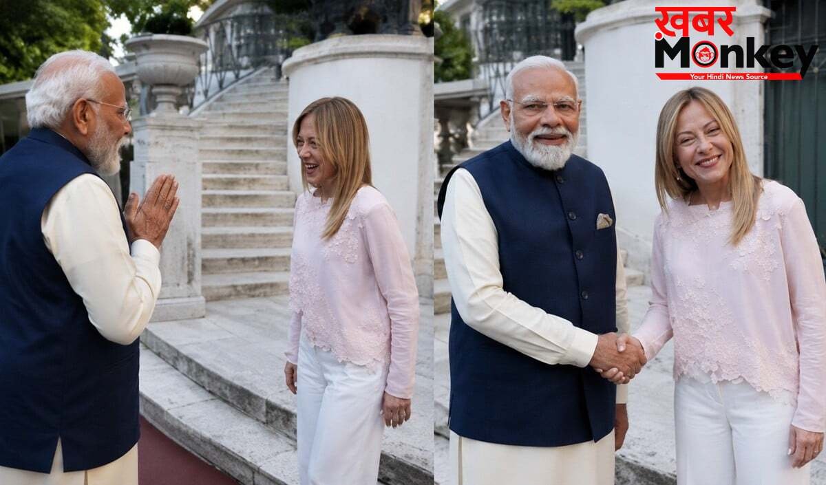 PM Modi Giorgia Meloni Rome Meeting: पहले नमस्ते, फिर हैंडशेक...जब रोम में मेलोनी से मिले पीएम मोदी