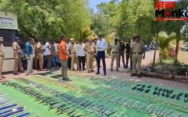 तलवार, खंजर और… घर में रखे थे 4796 धारदार हथियार, कीमत 43 लाख; देख दंग गए रह गई नांदेड़ पुलिस