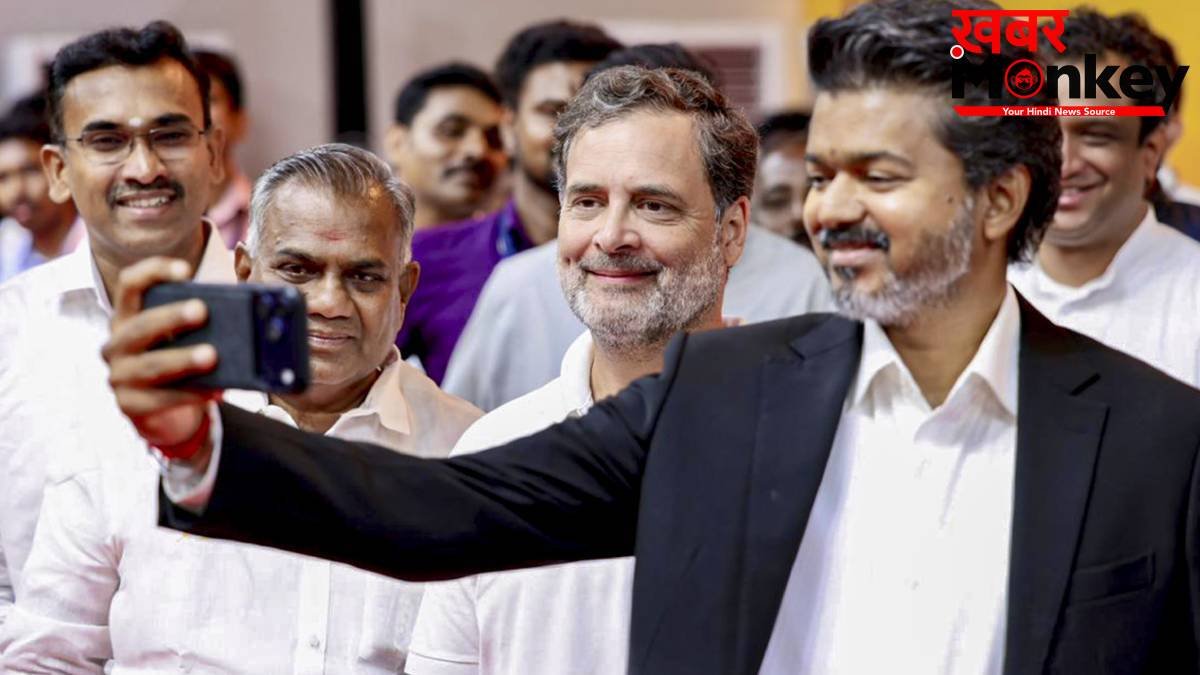 स्टाफ की मदद में जुटे विजय, साथ मिलकर उठाई टेबल, इंप्रेस हुए थलापति के फैन, राहुल गांधी का रिएक्शन वायरल