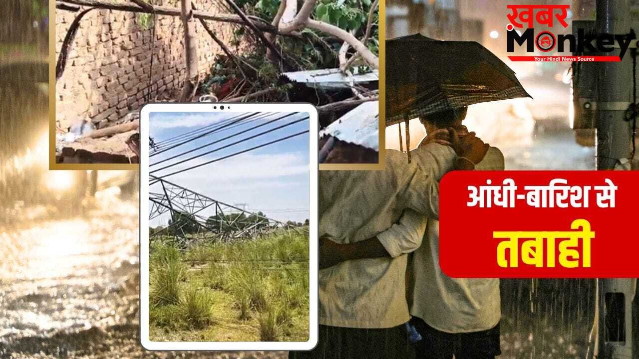 कहीं पेड़ गिरे तो कहीं उड़ गए आशियाने…UP में आंधी-बारिश का कहर, 31 मौतें; चित्रकूट में 500 तोतों की भी गई जान