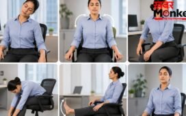 ऑफिस की कुर्सी पर बैठ-बैठे कर सकते हैं ये योगासन, बस बरतें ये सावधानियां
