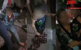 यूपी: मथुरा में खुले नाले में गिरी महिला और उसकी 3 साल की बच्ची, बाल-बाल बची जान