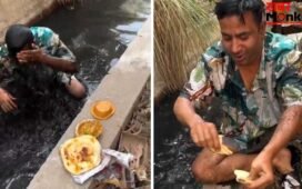 Puneet Superstar का नया ‘ड्रामा’, नाले के पानी में डुबोकर खाए छोले-कुलचे; लोग बोले- व्यूज के लिए कुछ भी!