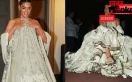 Cannes 2026: पाकिस्तानी अभिनेत्री सनम सईद ने पीकॉक इंस्पायर्ड लुक में किया कान्स फिल्म फेस्टिवल में डेब्यू, 2354 घंटों में तैयार हुई ड्रेस
