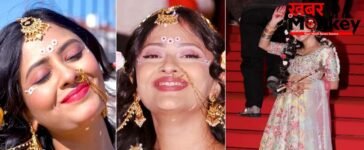 Cannes Red Carpet पर ग्लैमर नहीं, सनातन की गूंज! Radha Look में Sanya Thakur ने बटोरी सुर्खियां