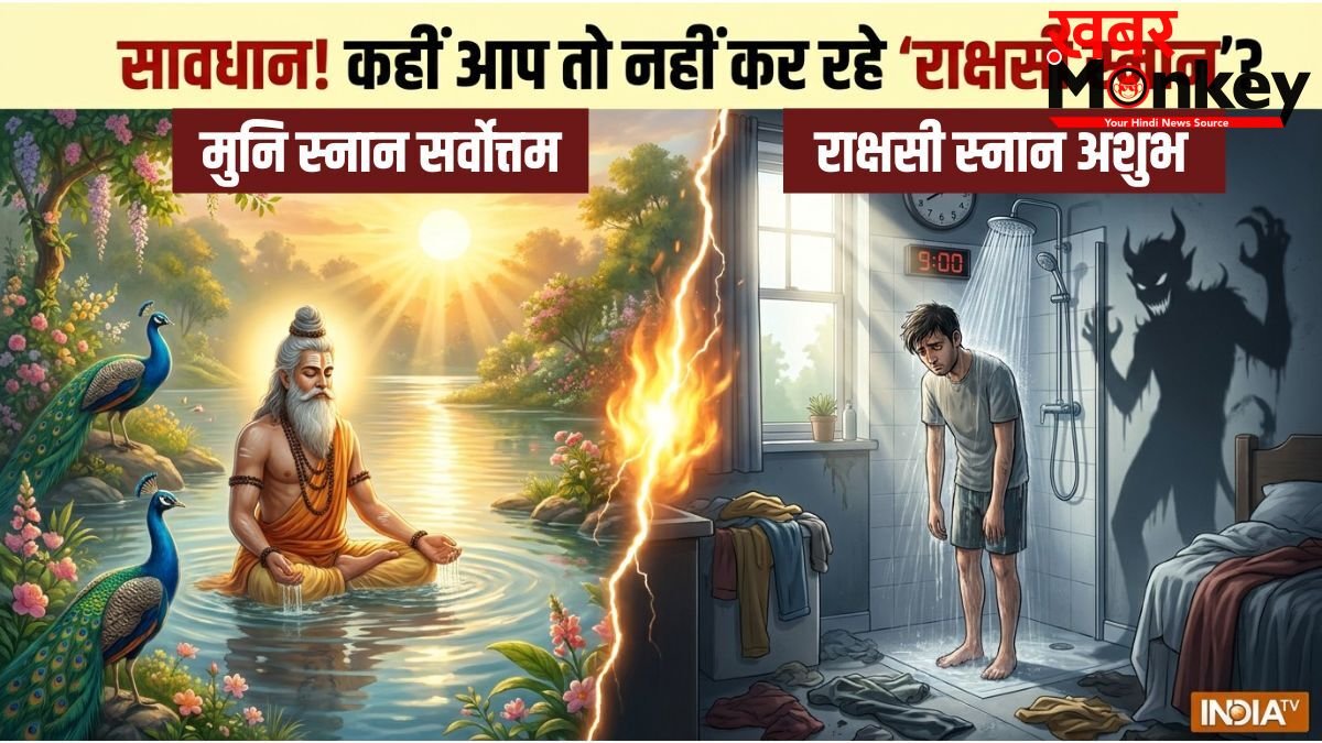 कहीं आप रोजाना राक्षसी स्नान तो नहीं कर रहे? नहाने से पहले ये 1 नियम नहीं जाना तो पछताएंगे