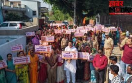 शोहरतगढ़ में महिला आक्रोश पदयात्रा, MLA विनय वर्मा ने कहा, 'महिला आरक्षण का संकल्प पूरा होकर रहेगा'