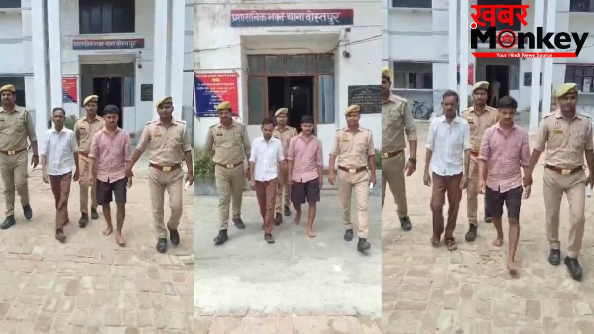 सुल्तानपुर में जमीन के टुकड़े के लिए बेटे ने पिता का गला दबाकर मार डाला, शव नाले में फेंका; पोते के साथ अरेस्ट