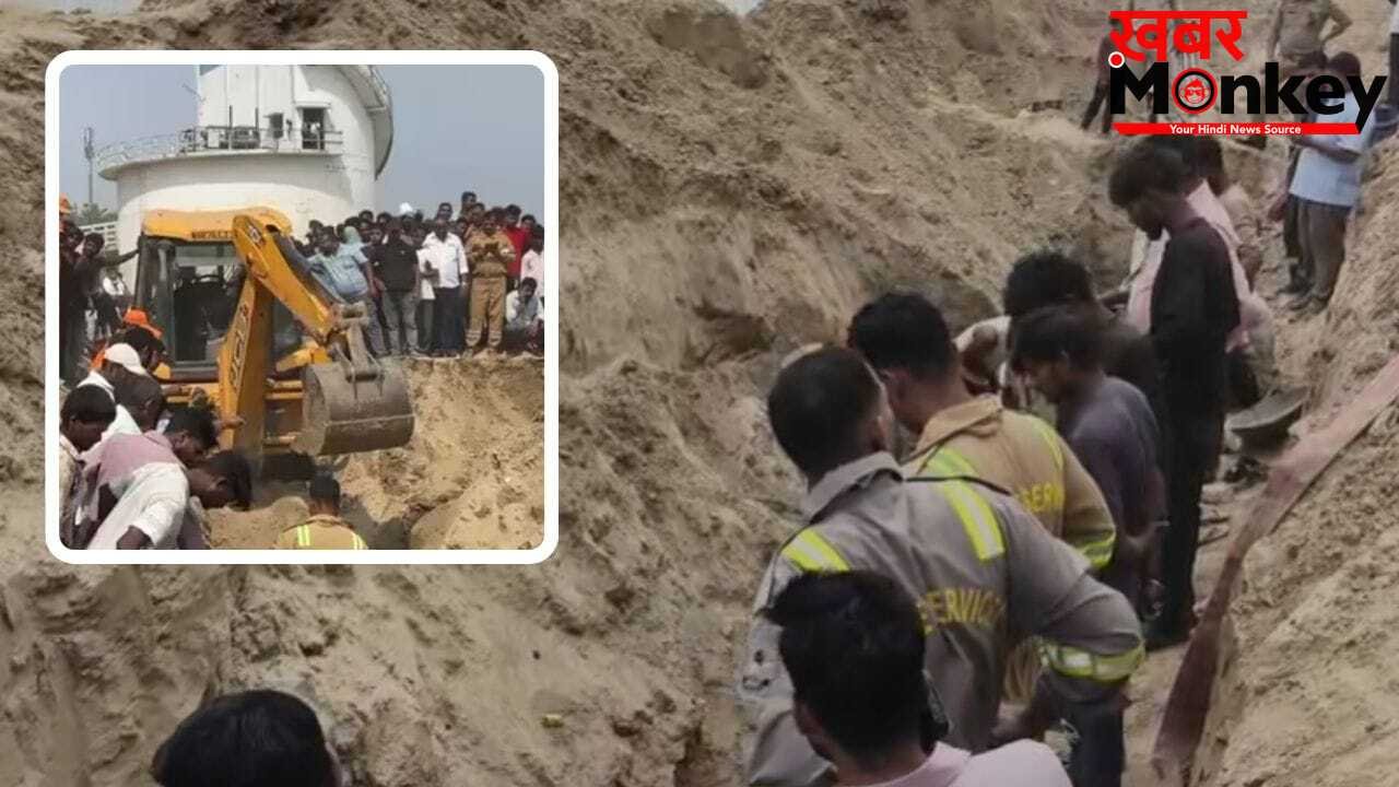 प्रयागराज में दर्दनाक हादसा… सीवर लाइन खुदाई के दौरान मिट्टी में दबा मजदूर, मौत