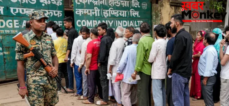 चुनाव आयोग का बड़ा एक्शन, पश्चिम बंगाल में 15 बूथों पर दोबारा मतदान जारी