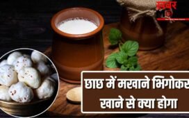 छाछ में भिगोकर खा सकते हैं मखाने? जानें इससे क्या असर होगा