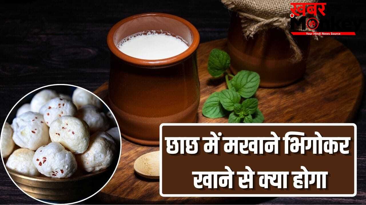 छाछ में भिगोकर खा सकते हैं मखाने? जानें इससे क्या असर होगा
