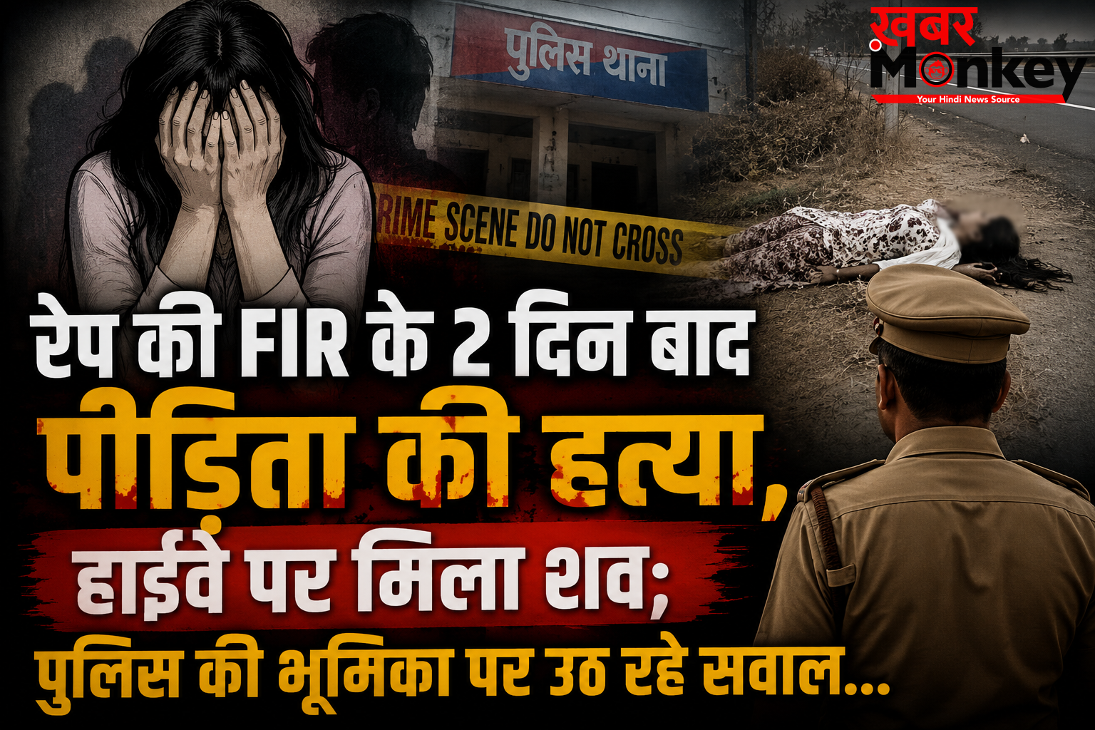 रेप की FIR के 2 दिन बाद पीड़िता की हत्या, हाईवे पर मिला शव; पुलिस की भूमिका पर उठ रहे सवाल…