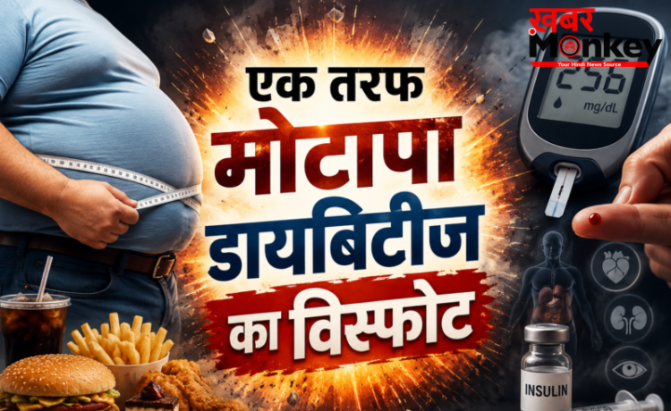 भारत में गहराया ‘डबल बर्डन’ एक तरफ मोटापा डायबिटीज का विस्फोट, दूसरी तरफ कुपोषण की मार