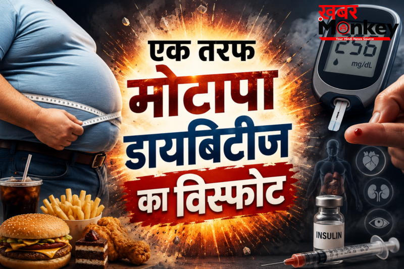 भारत में गहराया ‘डबल बर्डन’ एक तरफ मोटापा डायबिटीज का विस्फोट, दूसरी तरफ कुपोषण की मार