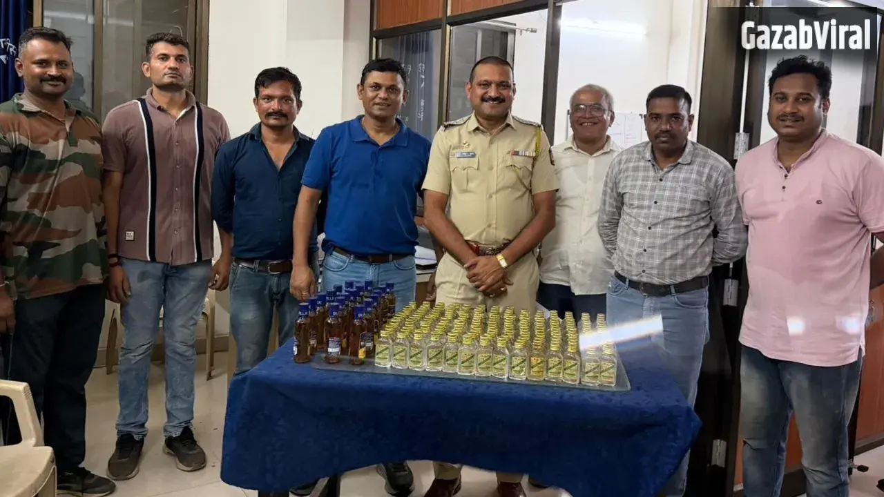 अवैध महुआ शराब भट्टी पर आबकारी विभाग की छापेमारी, घरेलू गैस सिलेंडरों का हो रहा था इस्तेमाल