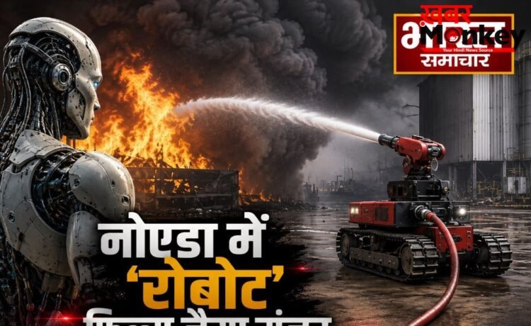 AC ब्लास्ट के बाद फैक्टरी में लगी विकराल आग, दमकल विभाग के आधुनिक रोबोट ने ऐसे पाया काबू ! AC ब्लास्ट के बाद फैक्टरी में लगी विकराल आग, दमकल विभाग के आधुनिक रोबोट ने ऐसे पाया काबू !