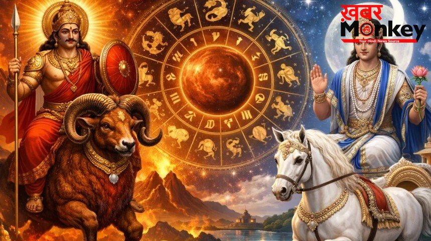 मकर में चंद्रमा और मंगल-गुरु का दुर्लभ योग, इन राशियों को मिलेगी बडी सफलता