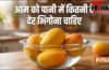 आम को पानी में कितनी देर भिगोना चाहिए, सही तरीका क्या है जिससे केमिकल और गर्मी निकल जाए