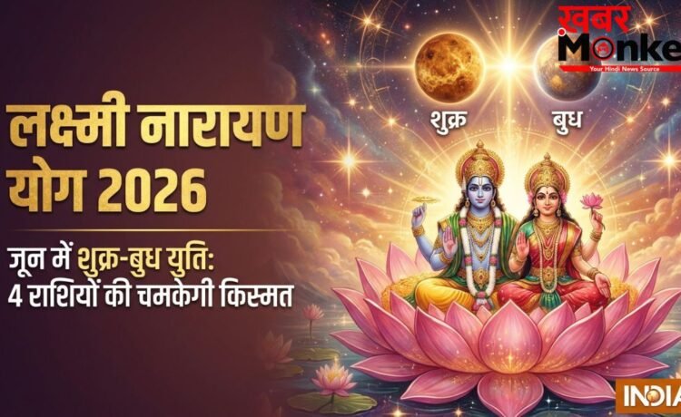 Laxmi Narayan Yog 2026: जून में शुक्र और बुध की युति से बना लक्ष्मी नारायण योग, 4 राशियों की बदल देगा तकदीर