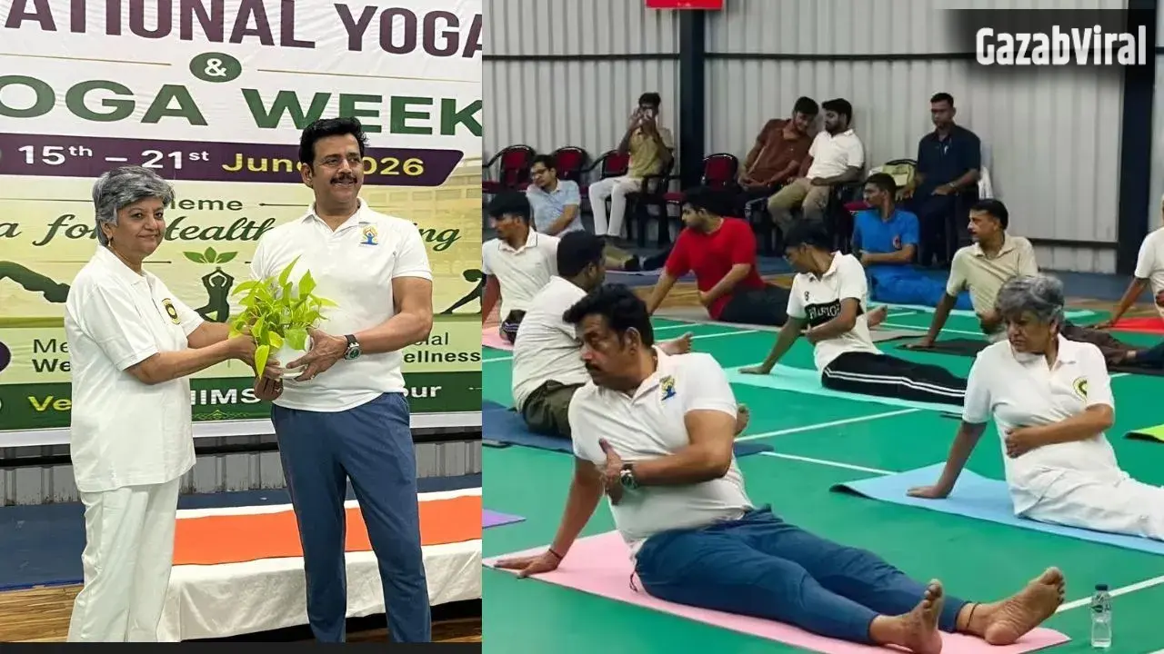 स्वस्थ रहना है तो रोज 10 हजार कदम चलें और योग अपनाएं; रवि किशन ने दिया फिटनेस और स्वस्थ जीवनशैली का संदेश​