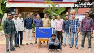 गंभीर अपराध की आशंका, अमरावती में तलवार लेकर घूमते युवक को पुलिस ने किया गिरफ्तार​