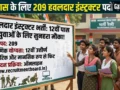 12वीं पास युवाओं के लिए सुनहरा मौका, हवलदार इंस्ट्रक्टर के 209 पदों पर भर्ती, जानें योग्यता और आवेदन प्रक्रिया