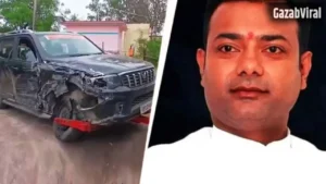 भाजपा विधायक की कार को डंपर से कुचलने की कोशिश; ड्राइवर की सूझबूझ से बची जान, विधायक बोले- हत्या की साजिश थी​