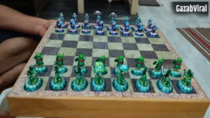 गुलाबी मीनाकारी से चमकी काशी की पहचान, लाखों के चेस सेट की विदेशों में जबरदस्त डिमांड​