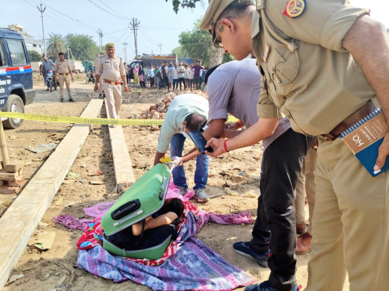 गाजियाबाद: हरे सूटकेस में मिली महिला की लाश, रूह कंपा देगी हैवानियत की दास्तान! ˌ गाजियाबाद: हरे सूटकेस में मिली महिला की लाश, रूह कंपा देगी हैवानियत की दास्तान! ˌ