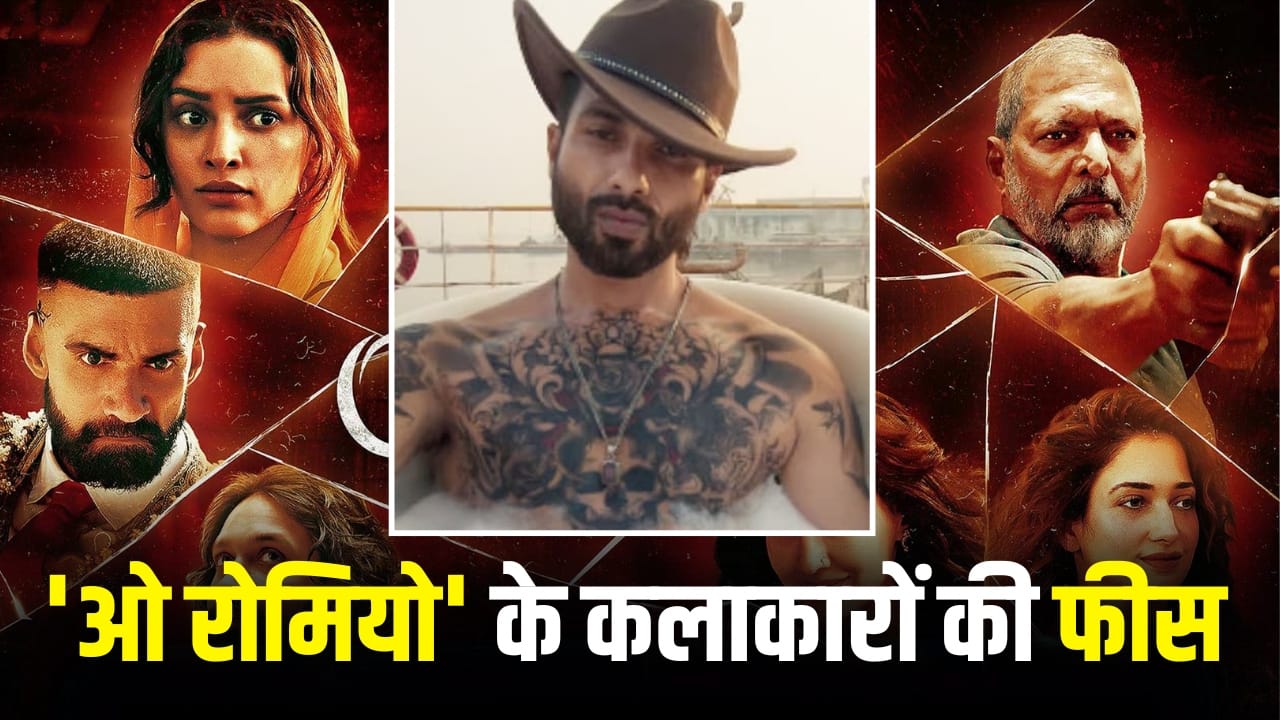 O Romeo Starcast Fees: ‘ओ रोमियो’ के लिए शाहिद कपूर को मिले 45 करोड़, इन दो स्टार्स ने FREE में किया काम